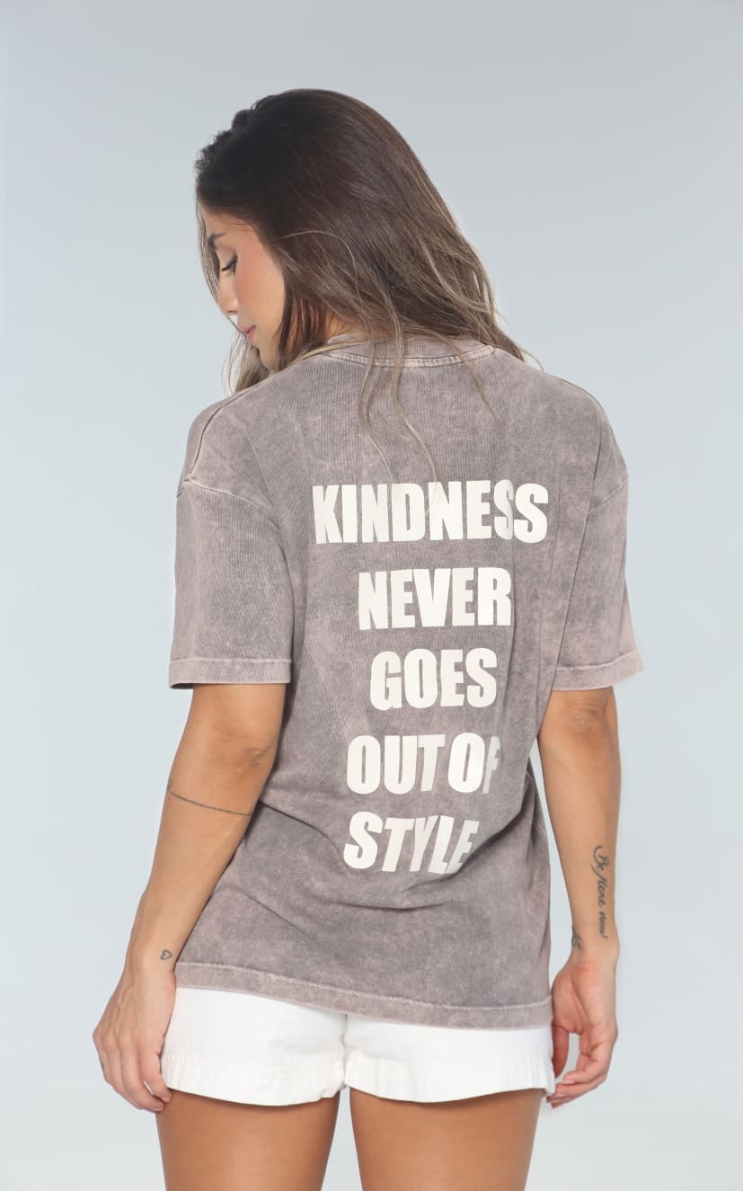 Camiseta Gris Oversize