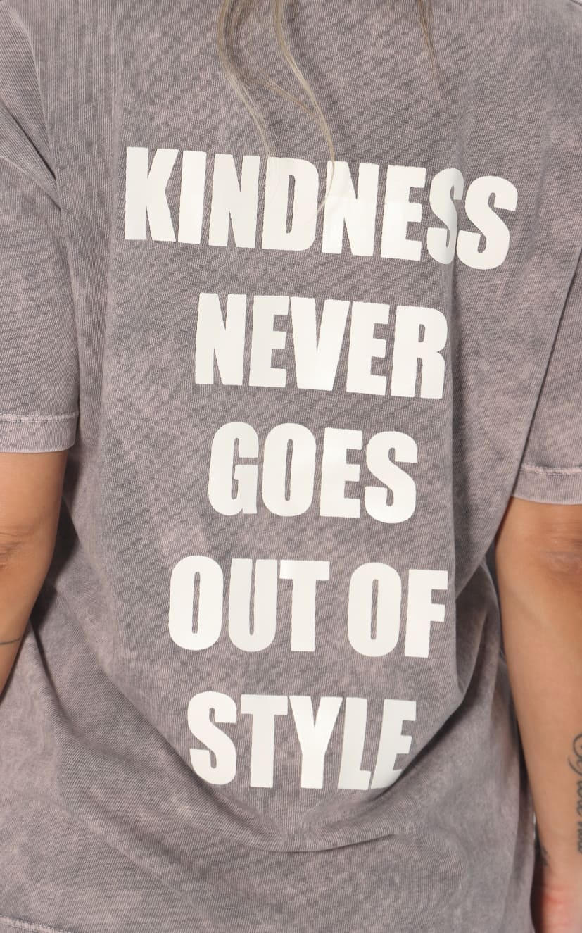 Camiseta Gris Oversize