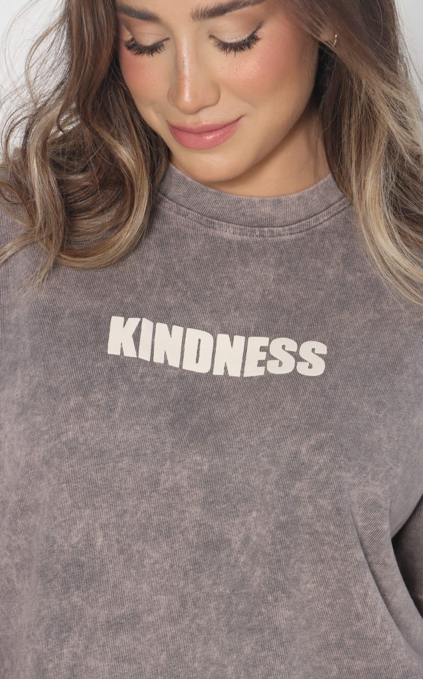 Camiseta Gris Oversize