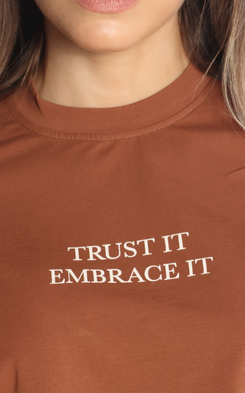 Camiseta Terracota Oversize