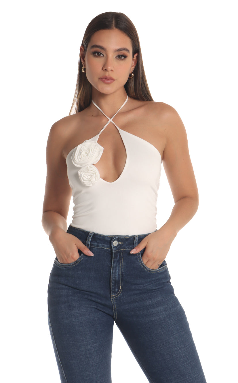 Body Marfil Amarre & Flor