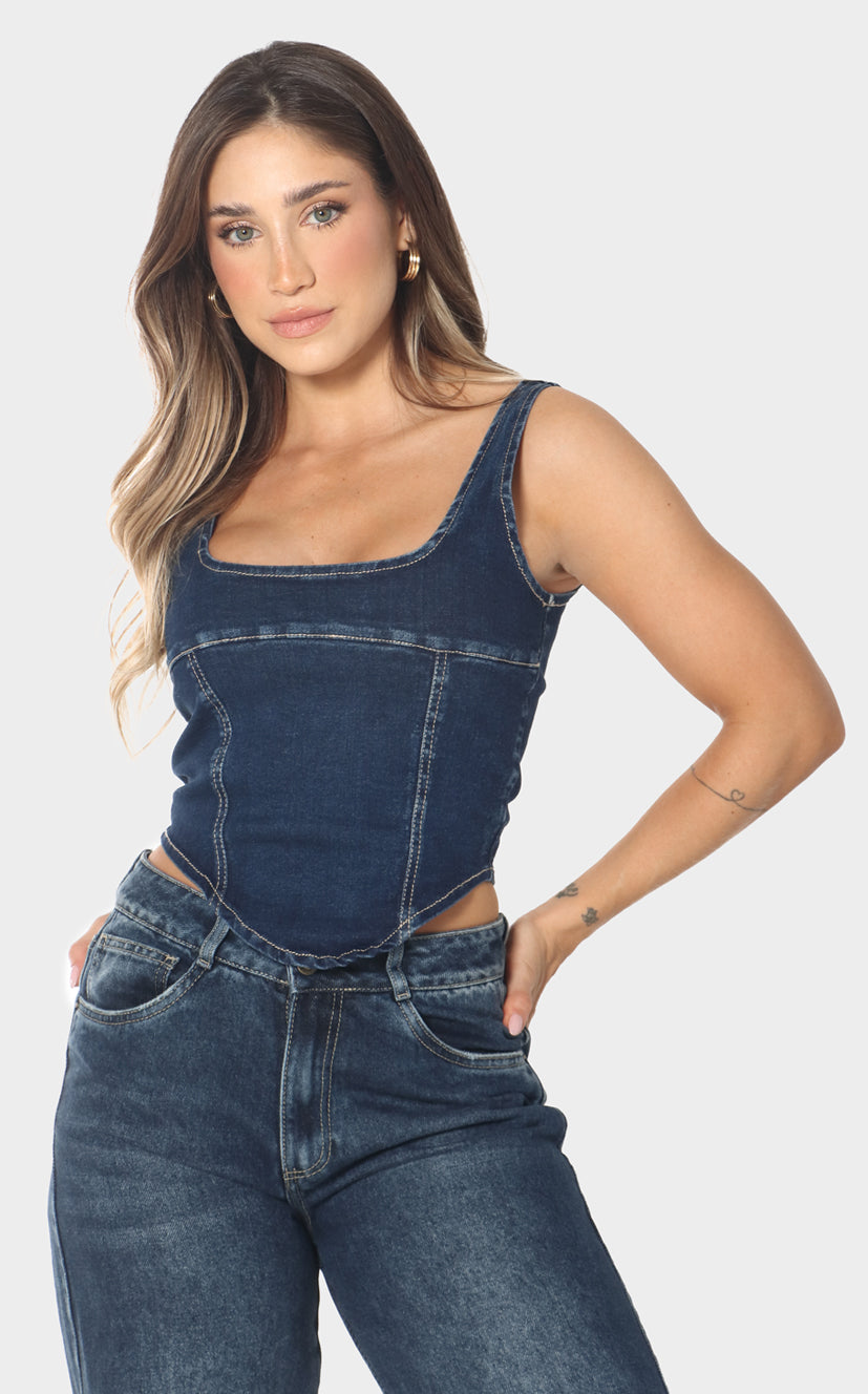 Corpiño Denim