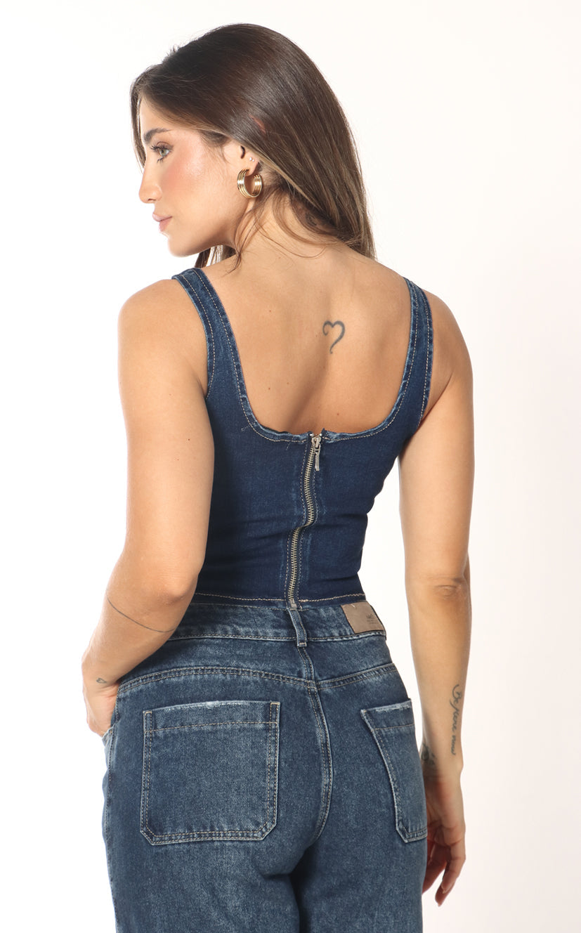 Corpiño Denim