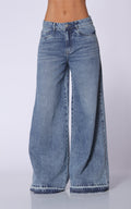 Jean Azul Oscuro Bota Ancha