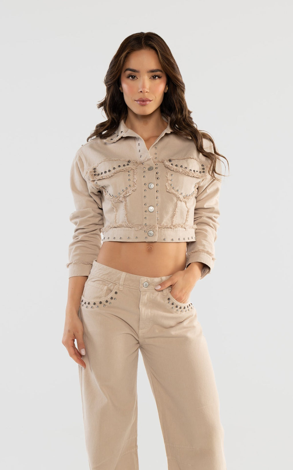 Sand Denim Jacket