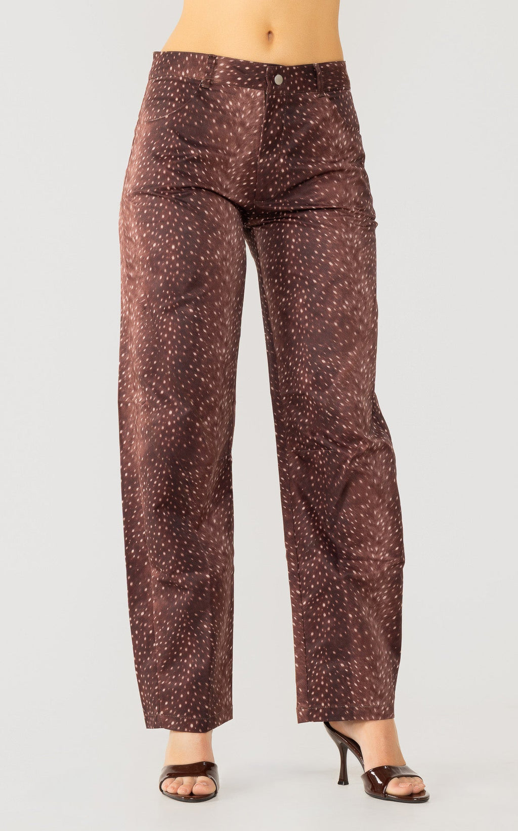 Pantalón Cafe Animal Print Bambi