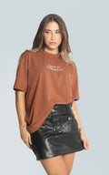 Camiseta Terracota Oversize