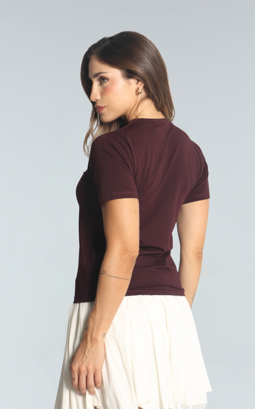 Camiseta Vinotinto Ajustada