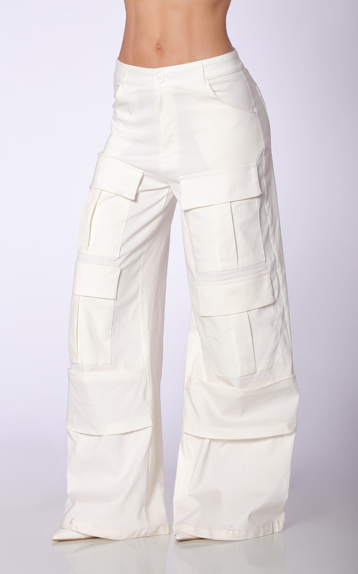 Pantalón Marfil Cargo