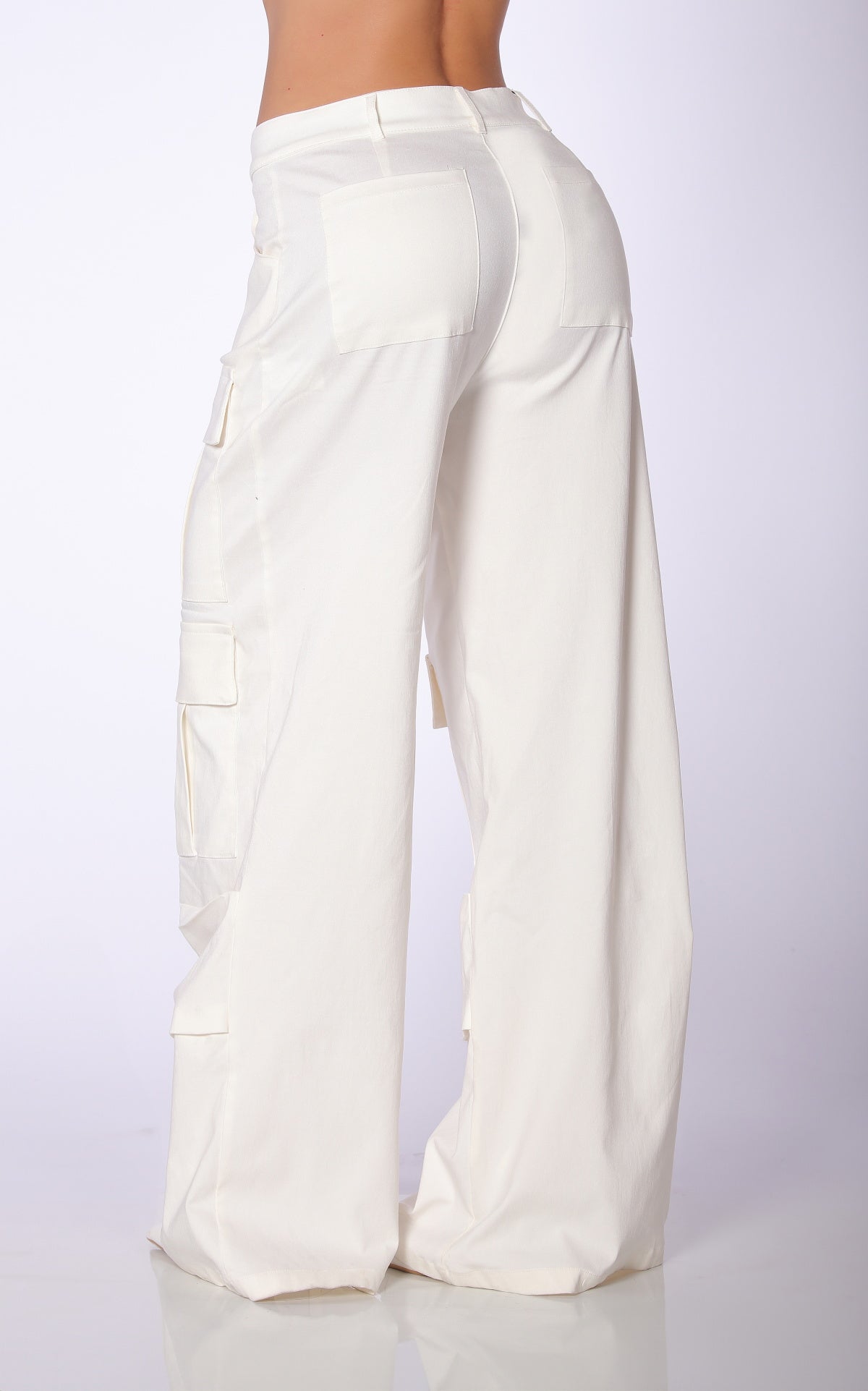 Pantalón Marfil Cargo