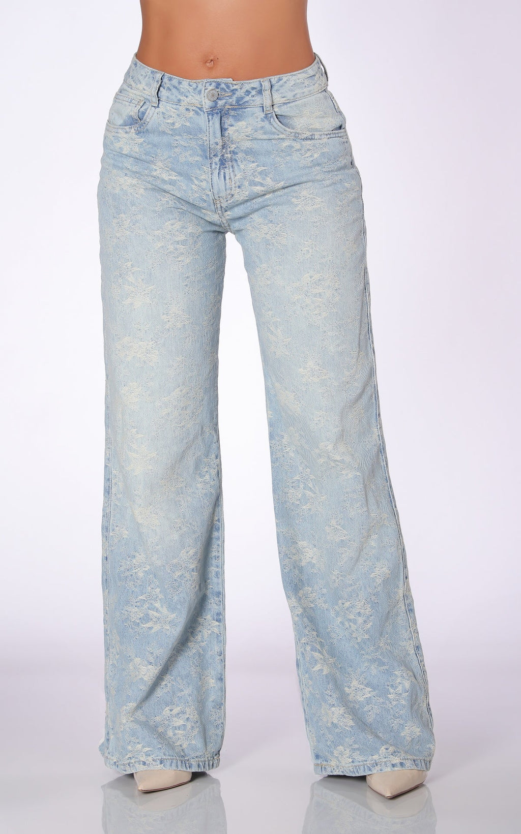 Jean Azul Semi Wide Leg