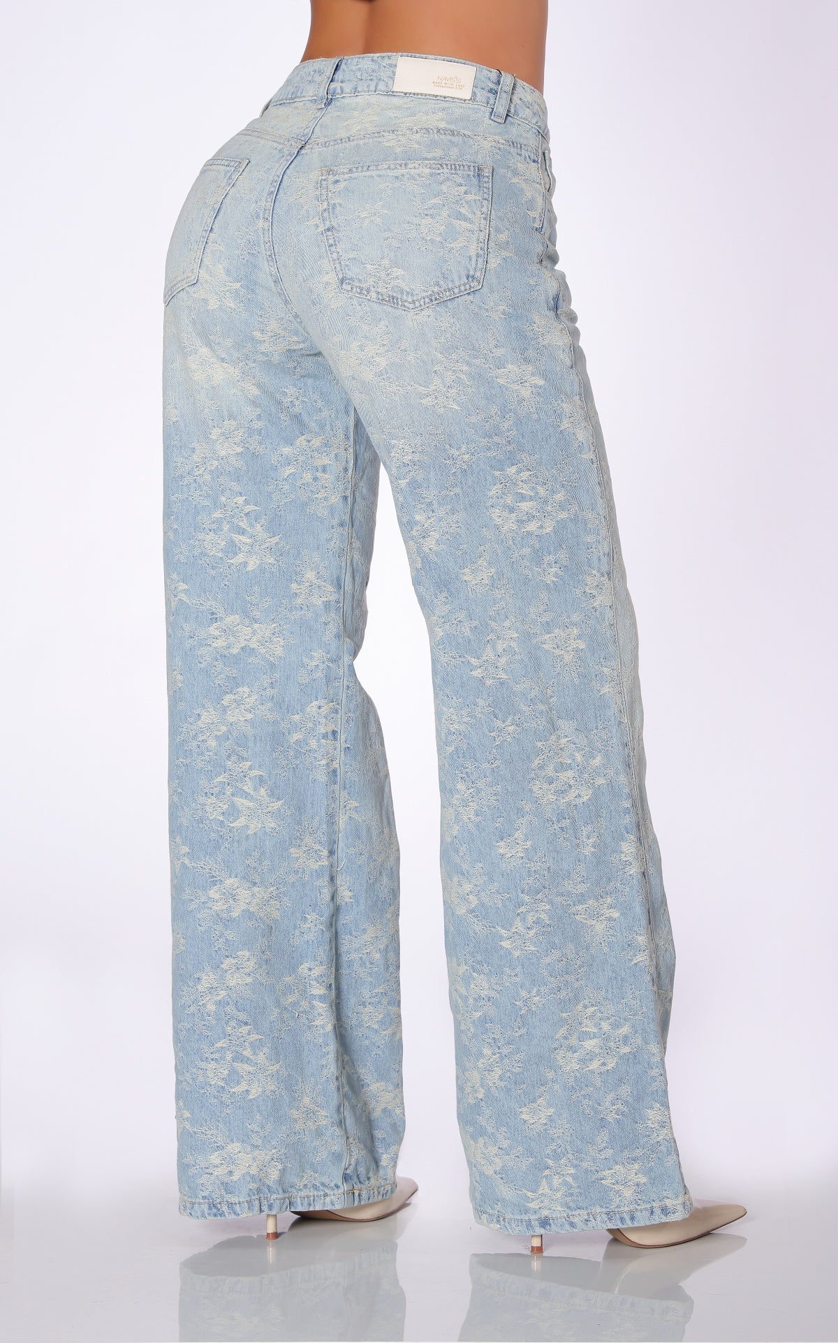 Jean Azul Semi Wide Leg