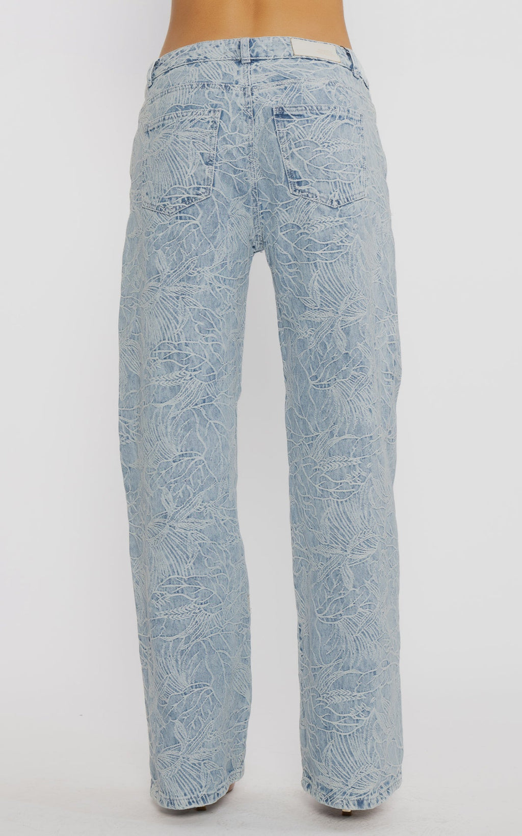 Blue Wide-Leg Jeans by Navissi
