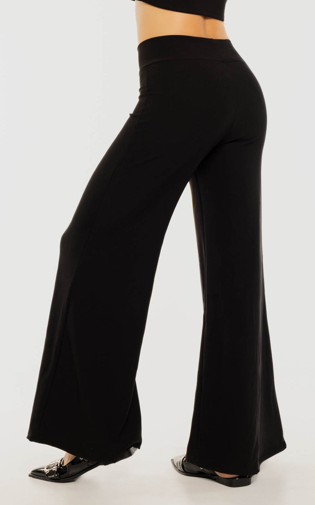 Pantalón Negro Rib
