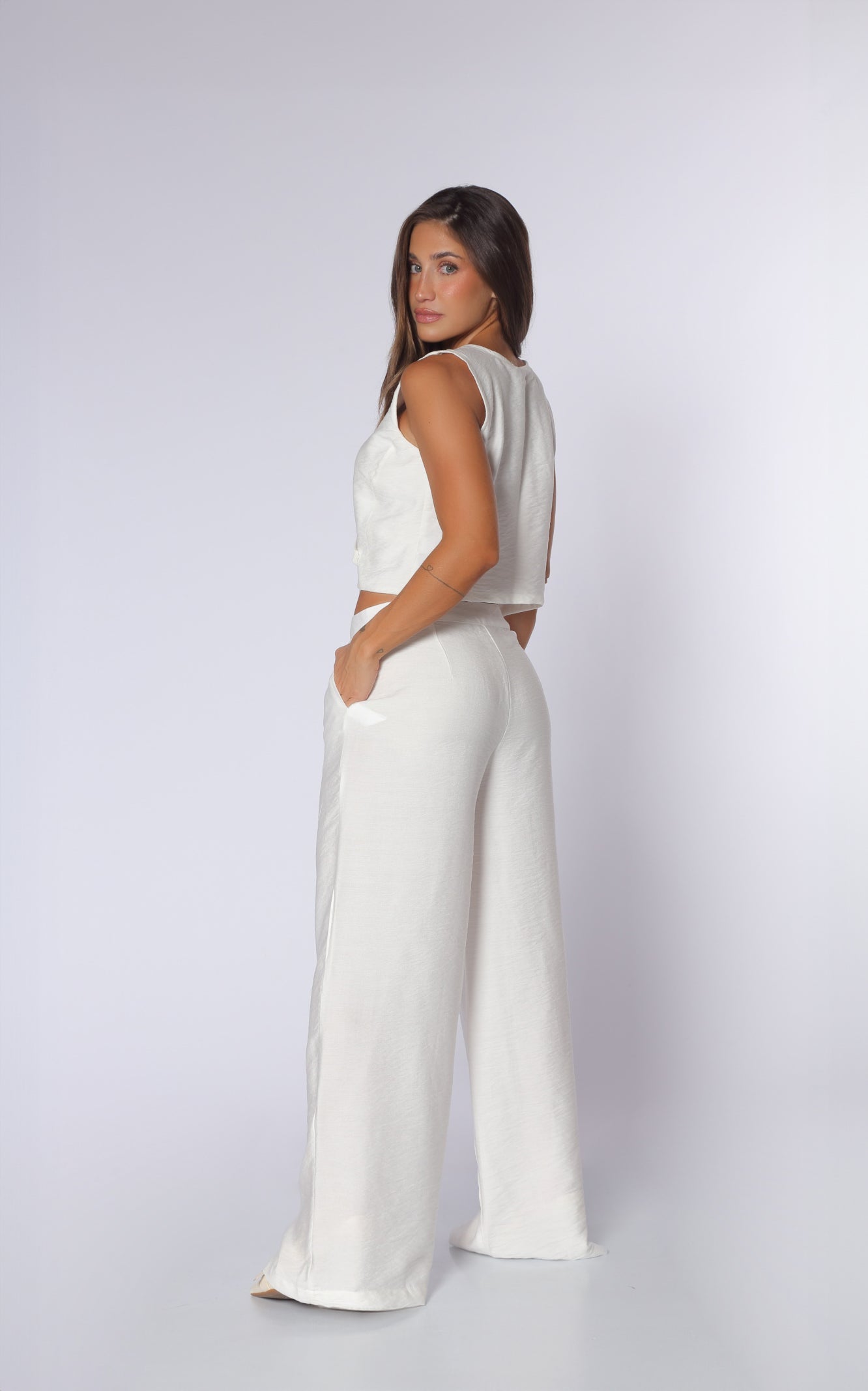 Pantalón Marfil Clásico