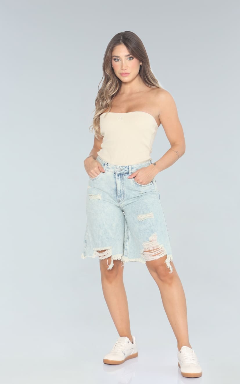 Bermuda Azul Denim