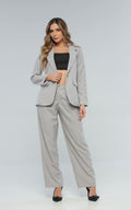 Blazer Gris Espalda Descubierta