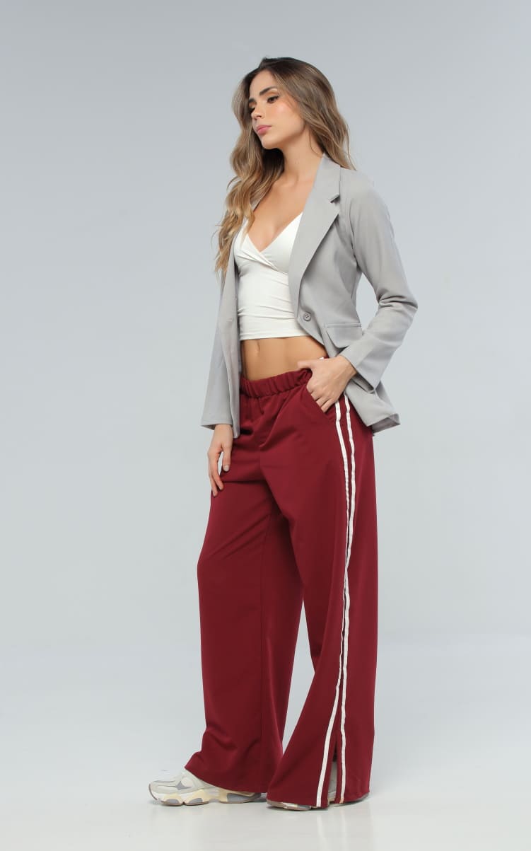 Blazer Gris Espalda Descubierta