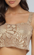 Blusa Camel Crop