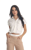 Blusa Marfil Cargo - Navissi Clothing ♡