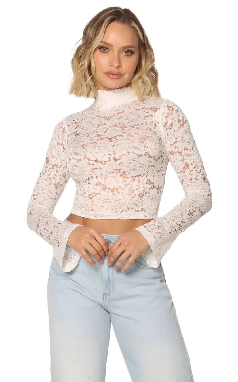 Blusa Marfil Manga Larga - Navissi Clothing ♡