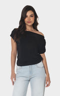 Blusa Manga Corta Escote - Navissi