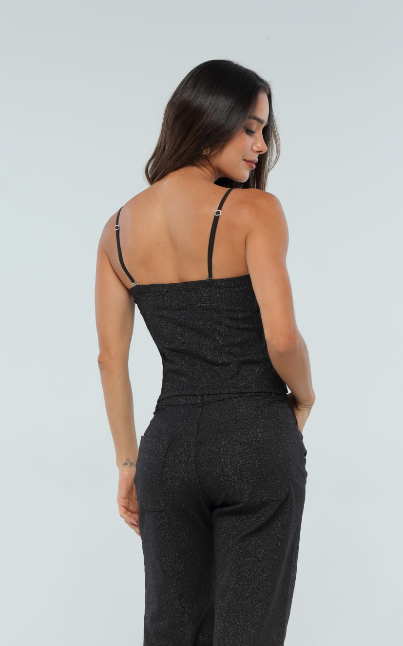 Corpiño Negro Straple