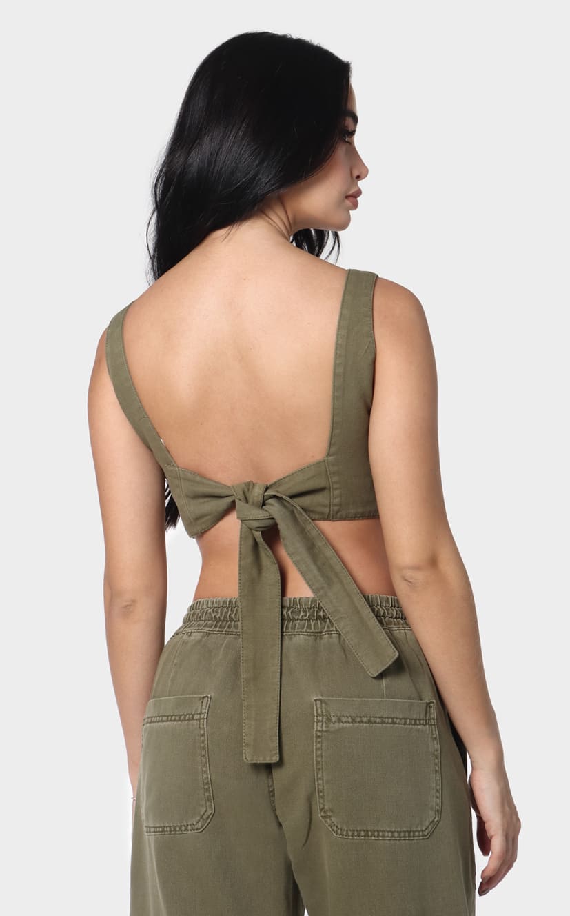 Blusa Verde Denim