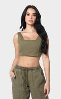 Blusa Verde Denim