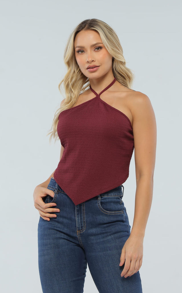 Blusa Pañoleta Vino