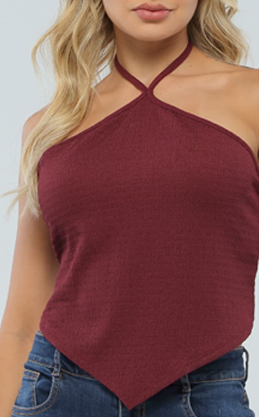 Blusa Pañoleta Vino