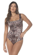 Body Animal Print Escote Cuadrado - Navissi Clothing ♡
