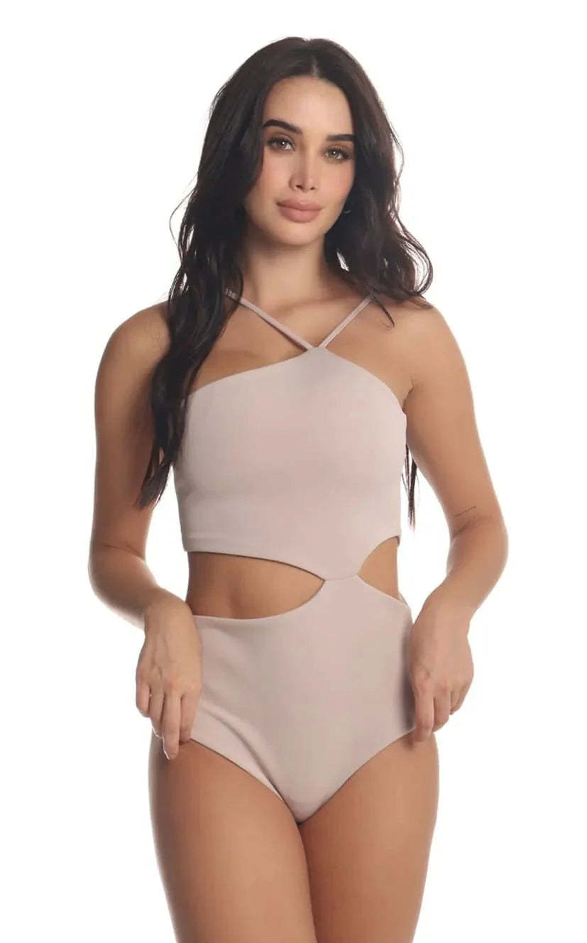 Body Beige Asimétrico - Navissi Clothing ♡