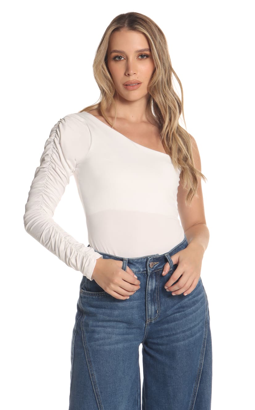 Body Marfil Asimétrico - Navissi Clothing ♡