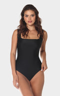 Body Negro Escote Cuadrado