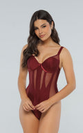 Body Vinotinto Cortes Frente