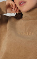 Buzo Chocolate Oversize