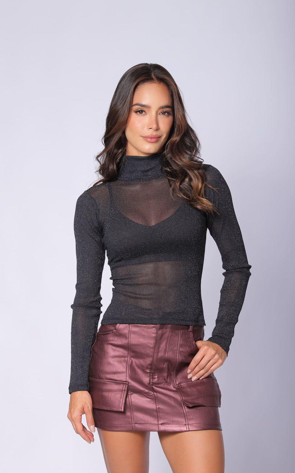 Black Shimmer Sweater