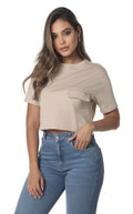 Camiseta Arena Tipo Crop - Navissi Clothing ♡