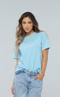 Camiseta Azul Claro Regular