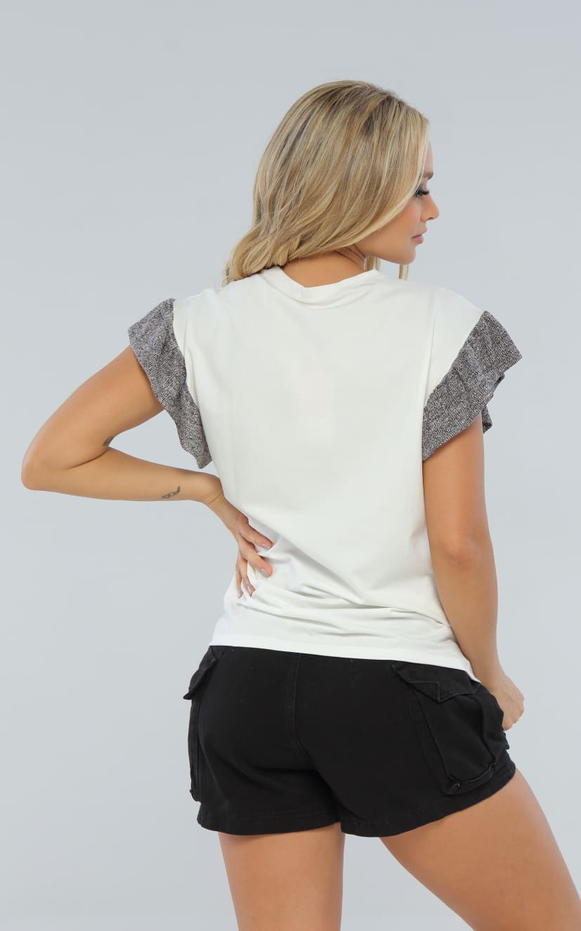 Camiseta Marfil Bolero