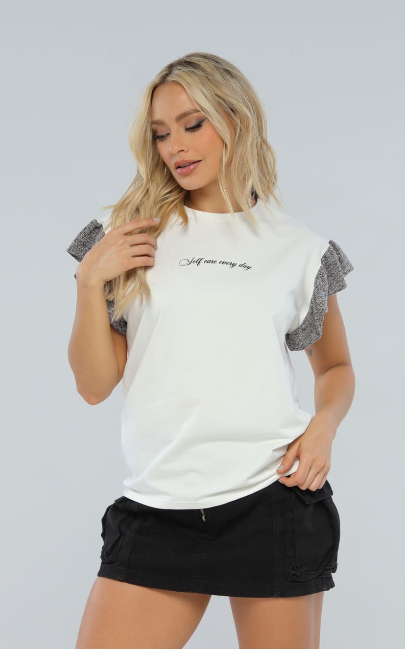 Camiseta Marfil Bolero