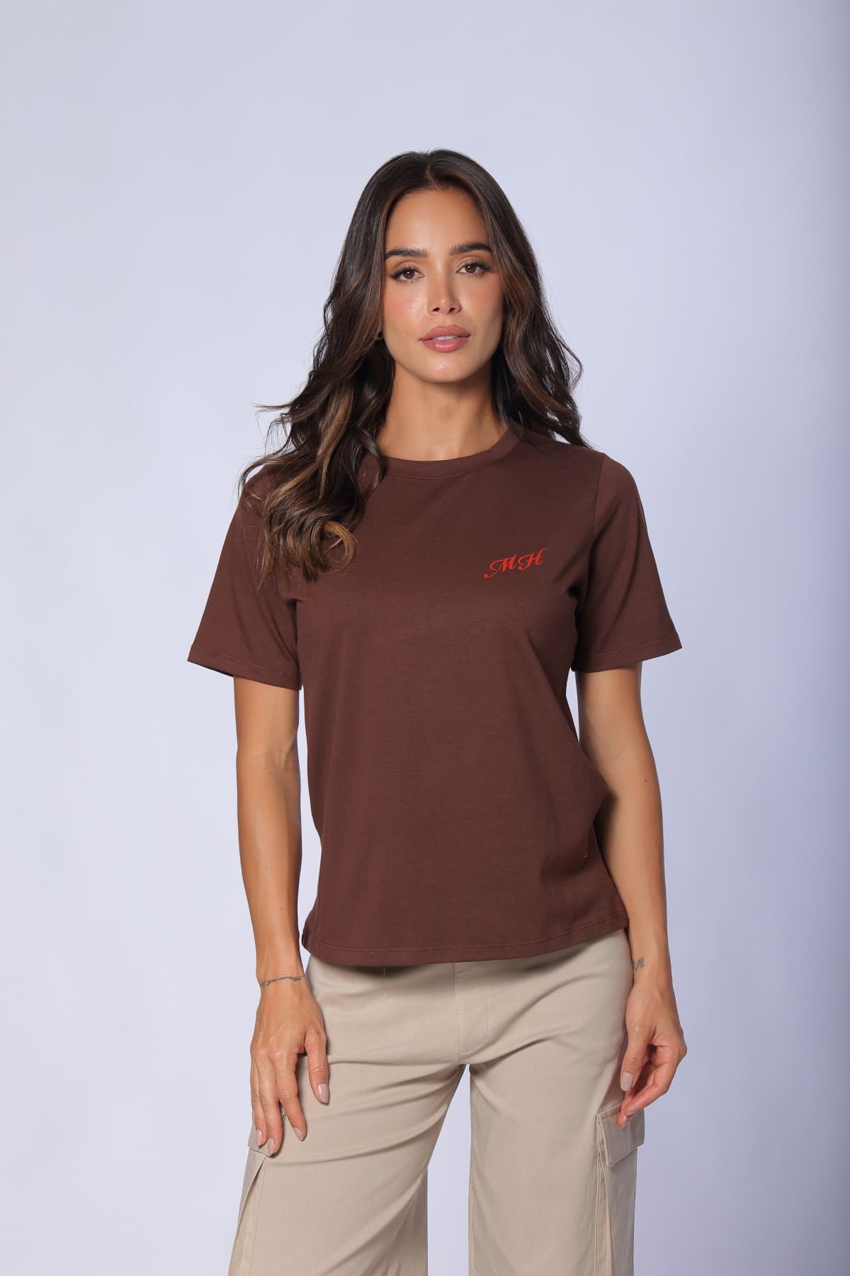 Brown Regular-Fit T-Shirt