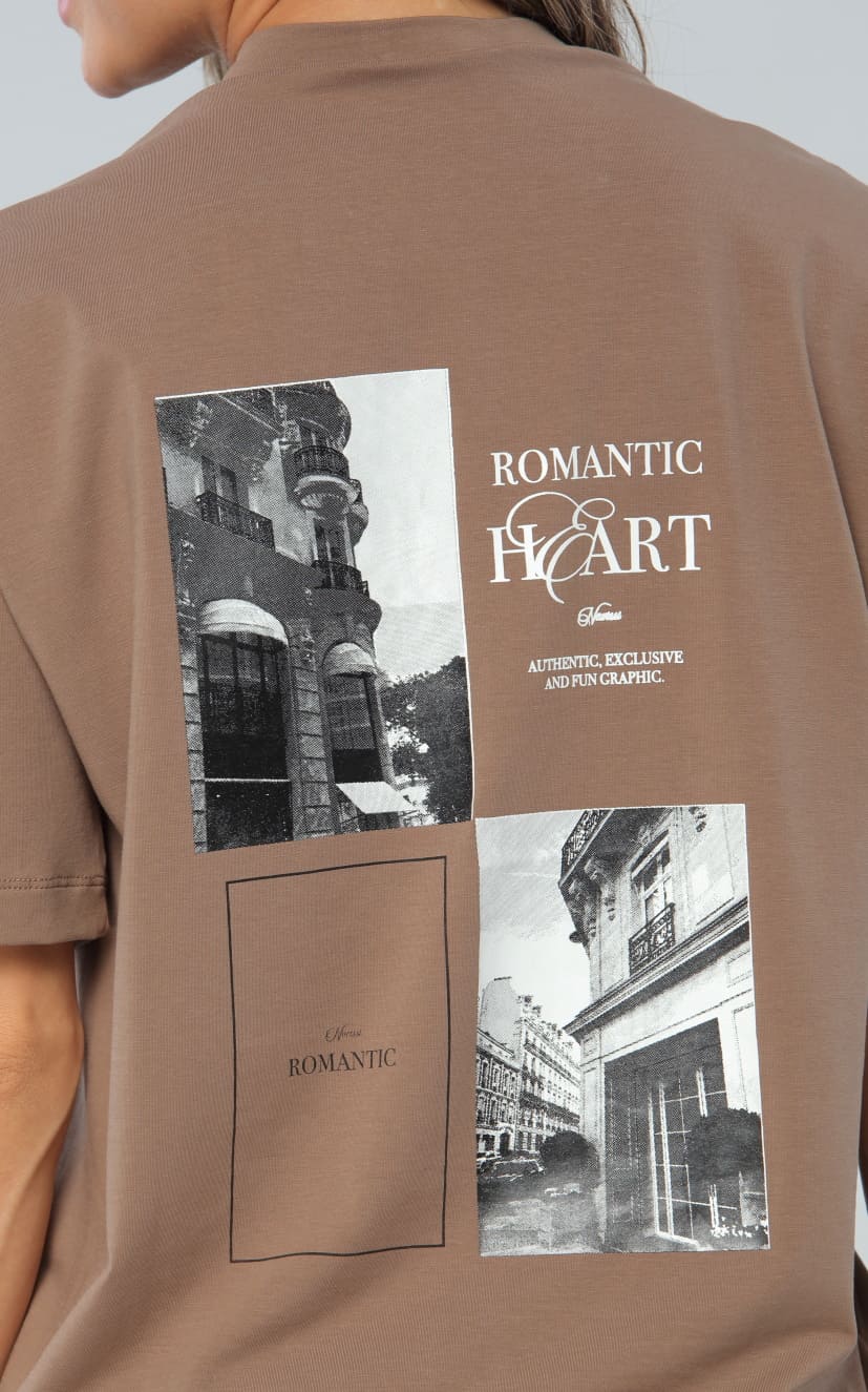 Camiseta Chocolate Estampado