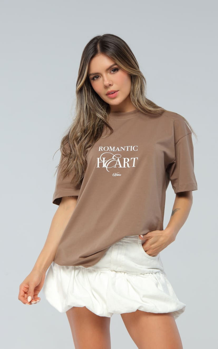 Camiseta Chocolate Estampado