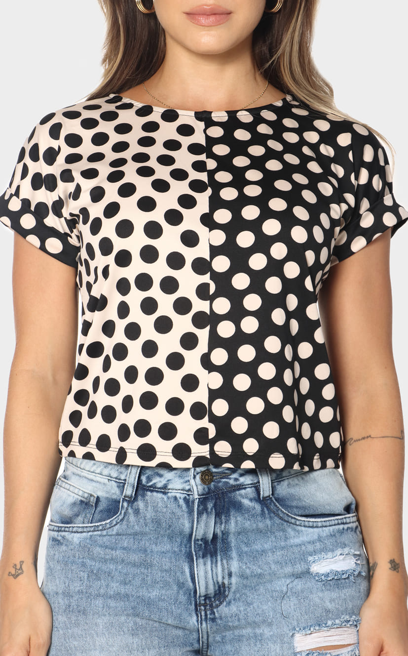 Camiseta Estampado Círculos