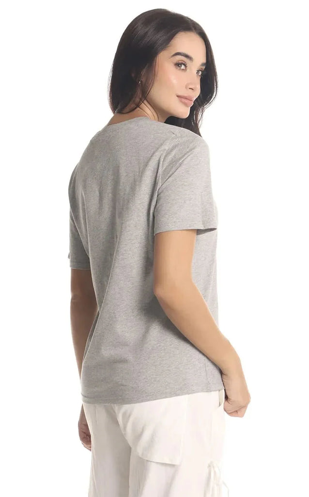 Camiseta Gris Blooming - Navissi Clothing ♡