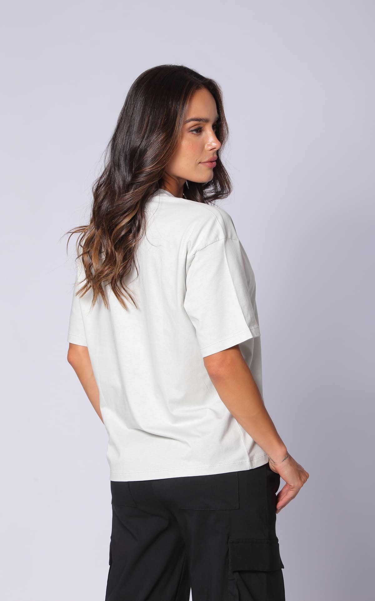Light Gray Oversized T-Shirt