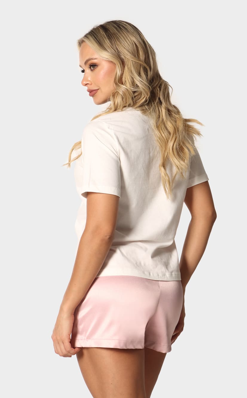 Camiseta Marfil Básica
