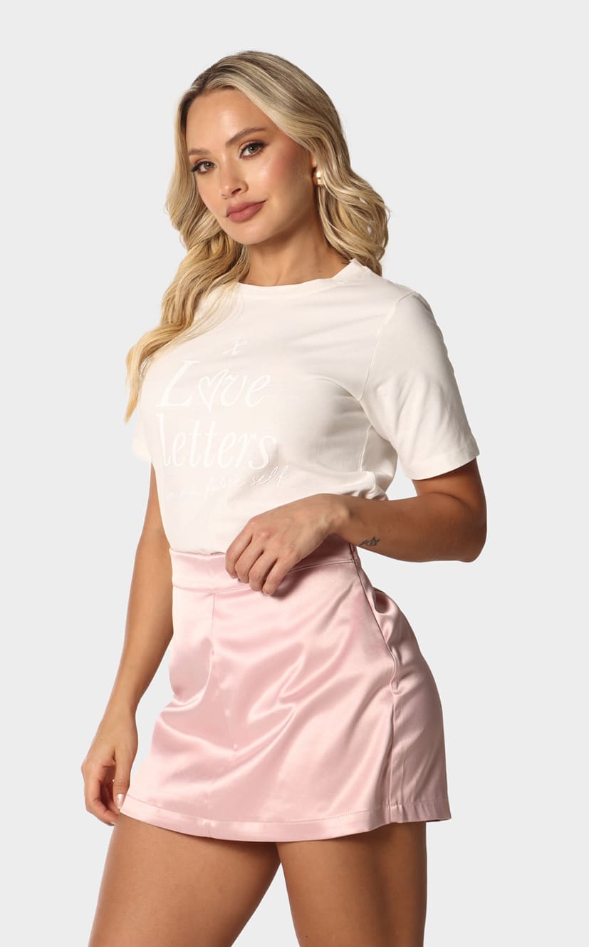 Camiseta Marfil Básica